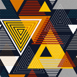 abstract hipster polygon triangle background vector image