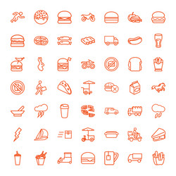 Fast icons Royalty Free Vector Image - VectorStock