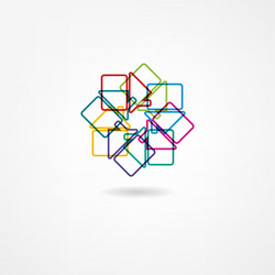 Abstract icon vector