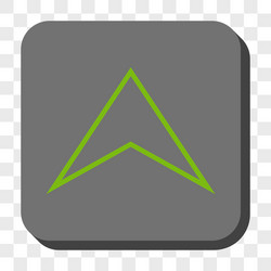 arrowhead up rounded square button vector image