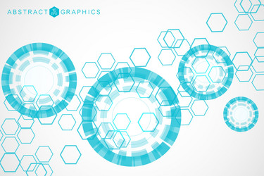 big data visualization background modern vector image