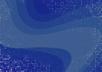 binary computer code background vector image