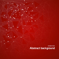 Abstract Network Background with Lines vector image