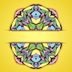 abstract colorful frame vector image