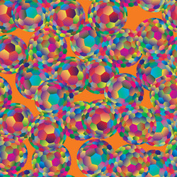 Abstract Colorful Sphere Pattern vector image