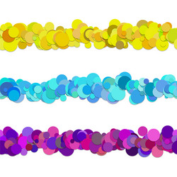 dot pattern line separator design set from vector image