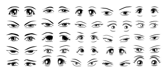 Squinty Eyes Cartoon