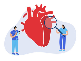 cardiology template concept vector