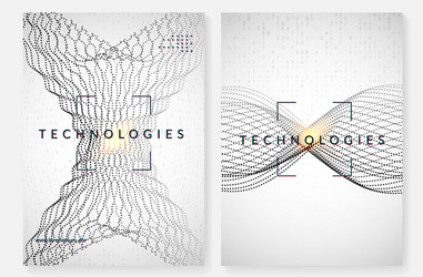 digital technology abstract background artificial vector image
