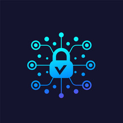 encryption encrypted data vector image
