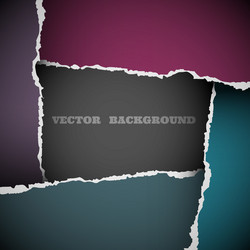 torn paper vector