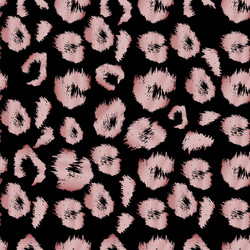 leopard print pattern repeating seamless vector image