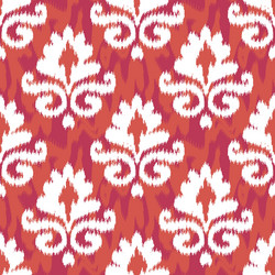 Ikat damask Royalty Free Vector Image - VectorStock
