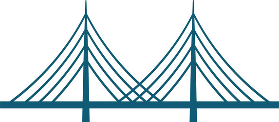 bridge logo template icon vector