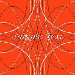 Delicate Pearl String Pattern vector image