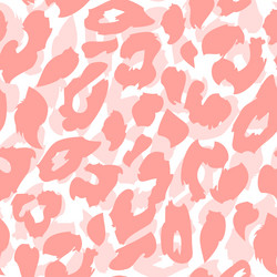 Leopard Print Seamless Pattern vector image