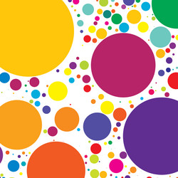 random dots circles dotted pattern texture vector image