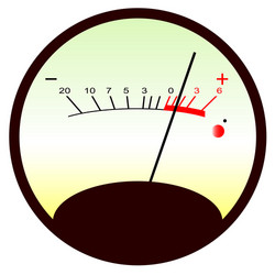 Audio meter Royalty Free Vector Image - VectorStock