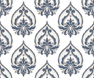 damask seamless pattern element classical vector image