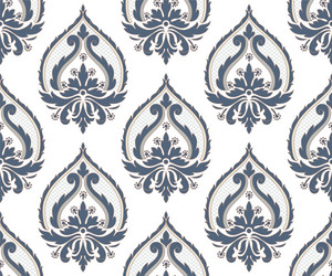 Damask seamless pattern element classical vector