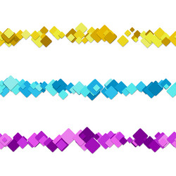 repeatable square pattern paragraph separator vector image
