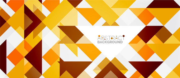 triangle pattern design background vector image