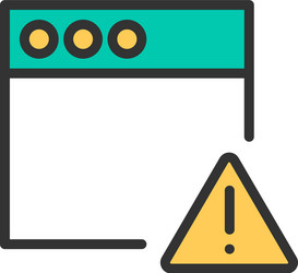 browser icon design interaction vector image