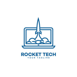 Spaceship logo Royalty Free Vector Image - VectorStock