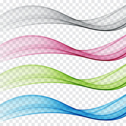 Smooth Wave Abstract Background vector image
