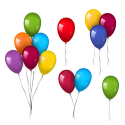 Balloons Thread Balloons Royalty Free Vector Image - VectorStock
