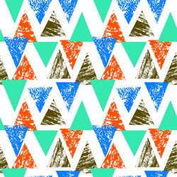 Bold Triangles Pattern vector image