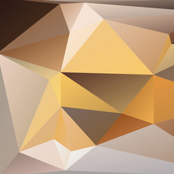 orange and beige abstract polygonal background vector image