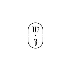 Sk simple wedding logo initial concept with high Vector Image