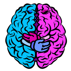 Human brain Royalty Free Vector Image - VectorStock