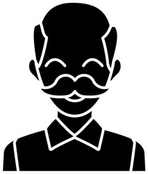 Male avatar profile picture employee work Vector Image