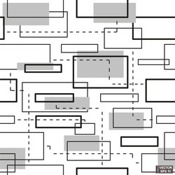 seamless patterns with geometric texture circles vector image