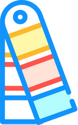spectrum for color matching icon vector image