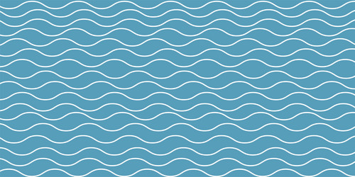 Blue Wave Pattern - Abstract Curve vector image