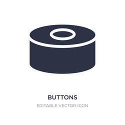buttons icon on white background simple element vector image
