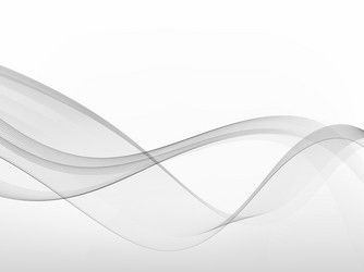 Abstract Gray Wave Element vector image