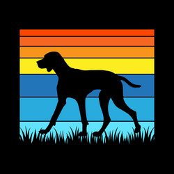 retro pointer silhouettes and patterns vector image