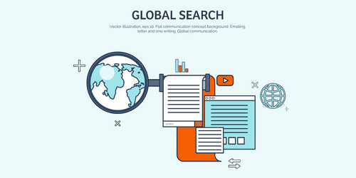 flat background coding vector image