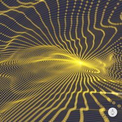 network abstract background 3d technology vector image