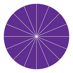 pie chart graph circle circular diagram from vector image