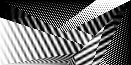 rgb abstract halftone lines dynamic background vector image