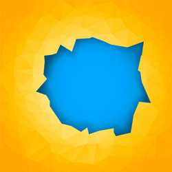 abstract background with hole and cuts vector image
