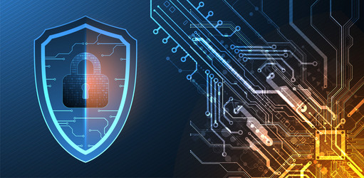 technological abstract background on the topic vector image