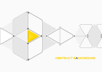 abstract background with triangles and lines vector image