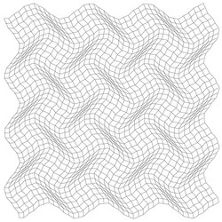 abstract hexagons background vector image
