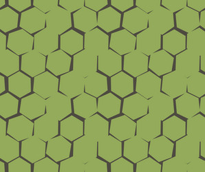 abstract pattern of unequal cracks hexagons vector image